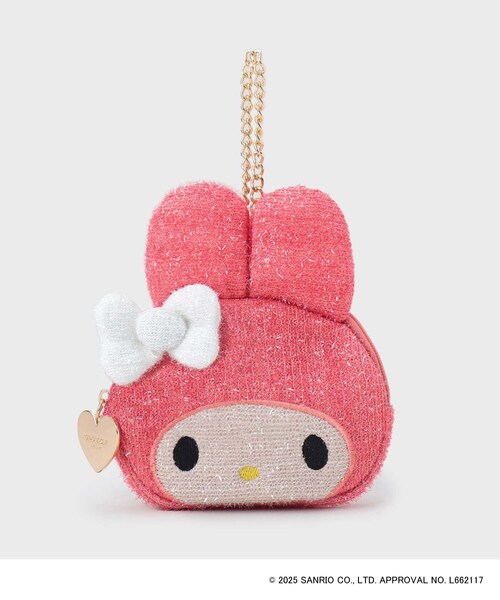 マイメロディ】フェイス型キラキラポーチチャーム（ポーチ）｜sanrio