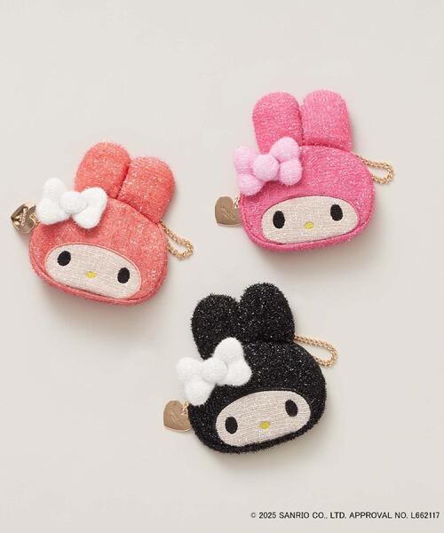 マイメロディ】フェイス型キラキラポーチチャーム（ポーチ）｜sanrio