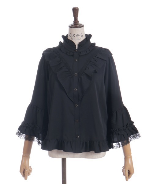 セール】姫袖風フレア袖ブラウス（シャツ/ブラウス）｜axes femme