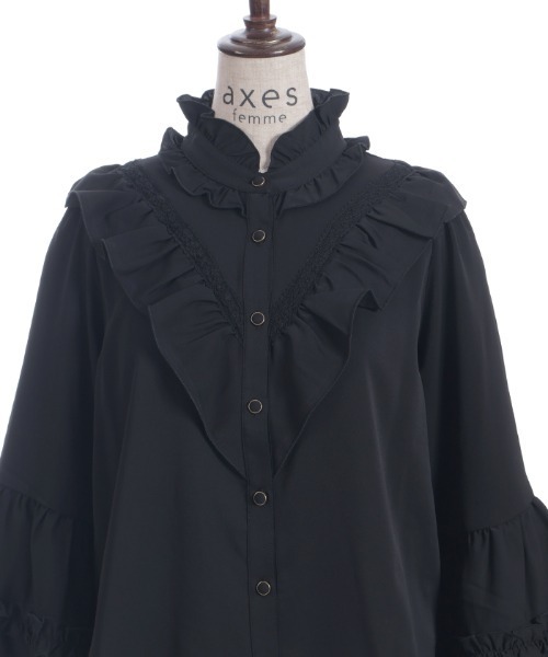 姫袖風フレア袖ブラウス（シャツ/ブラウス）｜axes femme（アクシーズ