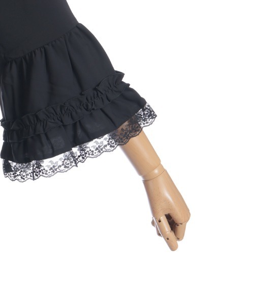 axes femme(アクシーズファム)の「姫袖風フレア袖ブラウス(シャツ/ブラウス・レディース・ワイン/ブラック/ホワイト・FREE)」の15枚目の写真