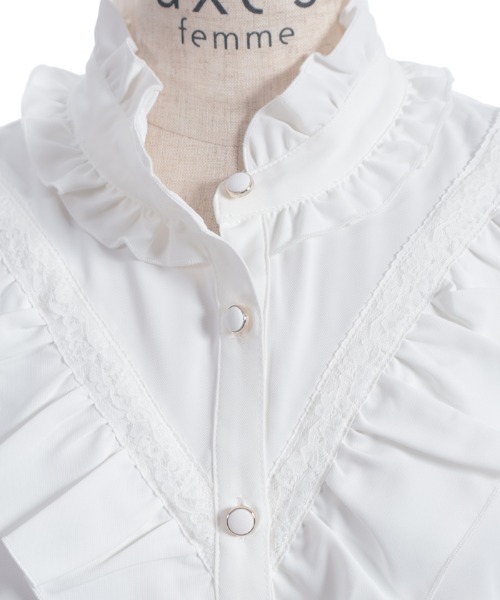 姫袖風フレア袖ブラウス（シャツ/ブラウス）｜axes femme（アクシーズ