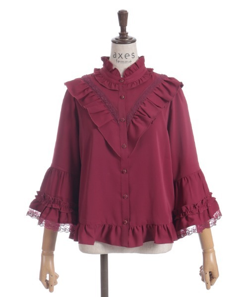 姫袖風フレア袖ブラウス（シャツ/ブラウス）｜axes femme（アクシーズ