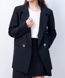Miniministore（ミニミニストア）の「ダブルボタンテーラードジャケットミドル丈（テーラードジャケット）」
