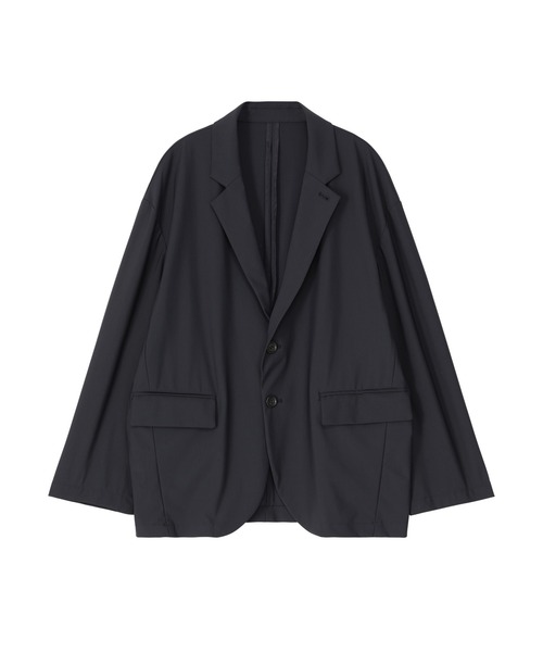 ZUCCa（ズッカ）の「ストレッチナイロントリコット / ジャケット / S（テーラードジャケット・レディース・ブラック/ベージュ/ネイビー・M size）」の3枚目の写真