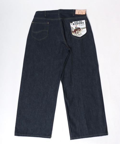 Lee(リー)の「Lee/リー【101 100周年】ANNIVERSARY 101 RIDERS WIDE REGULAR PANTS ライダース ワイドレギュラーデニムパンツ(デニムパンツ・メンズ・ワンウォッシュ・L/XL/M)」の3枚目の写真