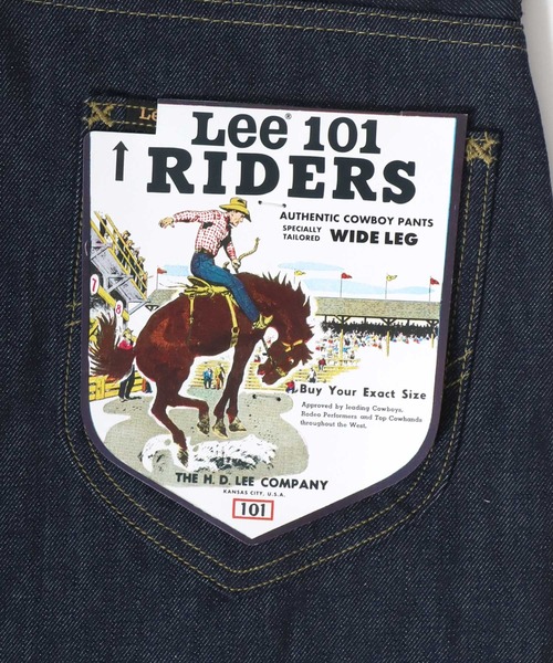 Lee(リー)の「Lee/リー【101 100周年】ANNIVERSARY 101 RIDERS WIDE REGULAR PANTS ライダース ワイドレギュラーデニムパンツ(デニムパンツ・メンズ・ワンウォッシュ・L/XL/M)」の11枚目の写真