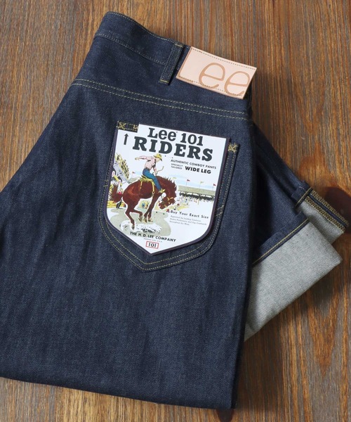 Lee(リー)の「Lee/リー【101 100周年】ANNIVERSARY 101 RIDERS WIDE REGULAR PANTS ライダース ワイドレギュラーデニムパンツ(デニムパンツ・メンズ・ワンウォッシュ・L/XL/M)」の15枚目の写真