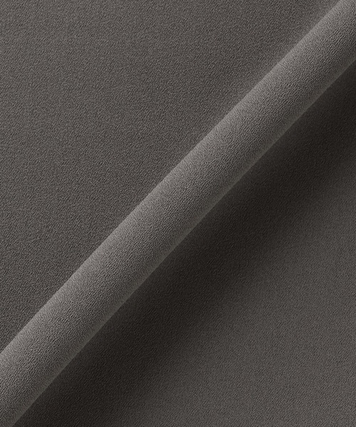 TOKYO SHIRTS（トウキョウシャツ）の「ストレッチジョーゼット 袖プリーツ ハイネック ブラウス（シャツ/ブラウス・レディース・オフホワイト/チャコール・M/L）」の14枚目の写真