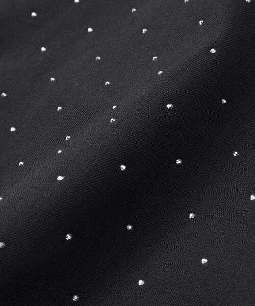 BeBe（ベベ）の「【お揃い】エトワールシャイニードットクロップドジャケット（ノーカラージャケット・キッズ・ブラック・150cm/120cm/130cm/140cm）」の17枚目の写真