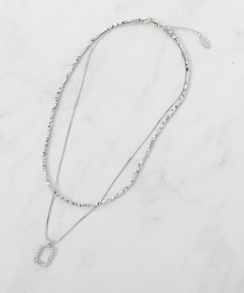 SHOO・LA・RUE（シューラルー）の「かさねチェーン2連ネックレス（ネックレス・レディース・ゴールド/シルバー・00）」の5枚目の写真