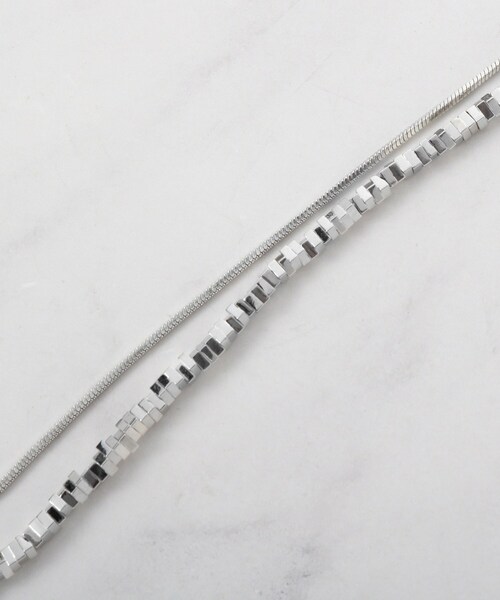 SHOO・LA・RUE（シューラルー）の「かさねチェーン2連ネックレス（ネックレス・レディース・ゴールド/シルバー・00）」の6枚目の写真