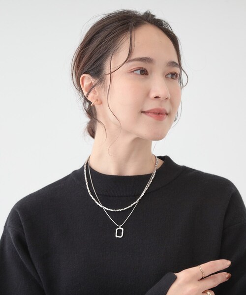 SHOO・LA・RUE（シューラルー）の「かさねチェーン2連ネックレス（ネックレス・レディース・ゴールド/シルバー・00）」の8枚目の写真