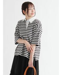 Te chichi TERRASSE（テチチテラス）の「マルチボーダーラガーシャツ《2025autumn catalog item》（その他トップス）」