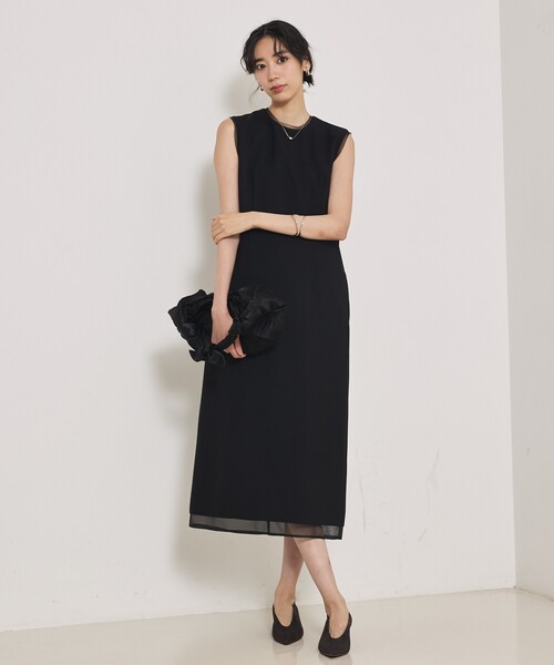 qualite（カリテ）の「【品よく決まる一着】TWツイルワンピース/秋服/冬服/オケージョン（ワンピース・レディース・ブラック・36/38）」の16枚目の写真