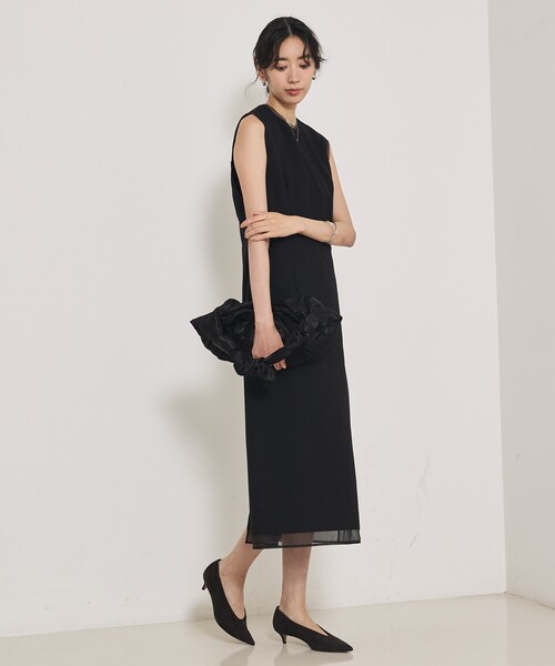 qualite（カリテ）の「【品よく決まる一着】TWツイルワンピース/秋服/冬服/オケージョン（ワンピース・レディース・ブラック・36/38）」の18枚目の写真