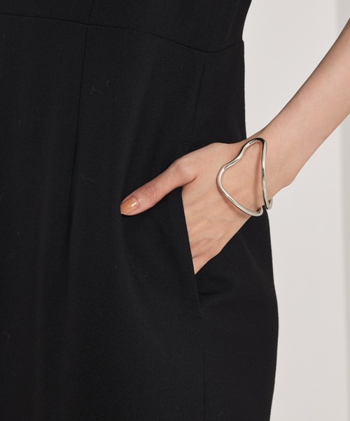 qualite（カリテ）の「【品よく決まる一着】TWツイルワンピース/秋服/冬服/オケージョン（ワンピース・レディース・ブラック・36/38）」の11枚目の写真