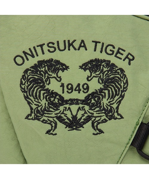 オニツカタイガー メッセンジャーバッグ 刺繍トラ Onitsuka Tiger