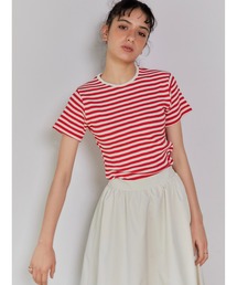 KALENO（カレノ）の「waffle stripe tee（Tシャツ/カットソー）」