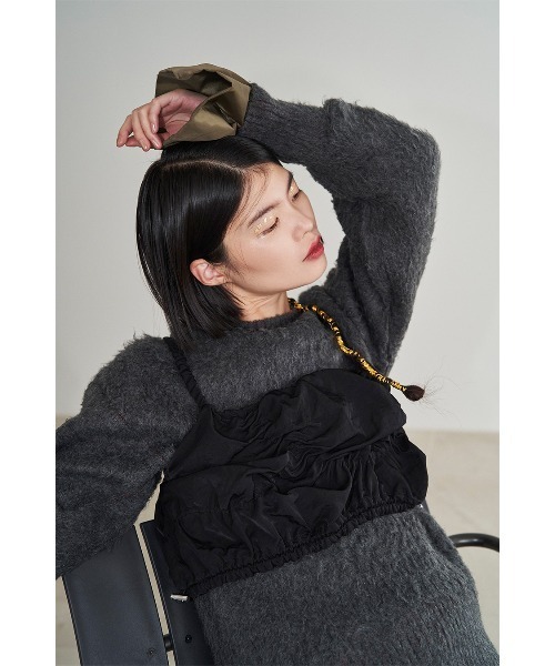 セール】SPIRAL SHIRRING BUSTIER（その他トップス）｜OMMO（オーエム