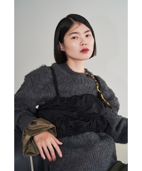 セール】SPIRAL SHIRRING BUSTIER（その他トップス）｜OMMO（オーエム