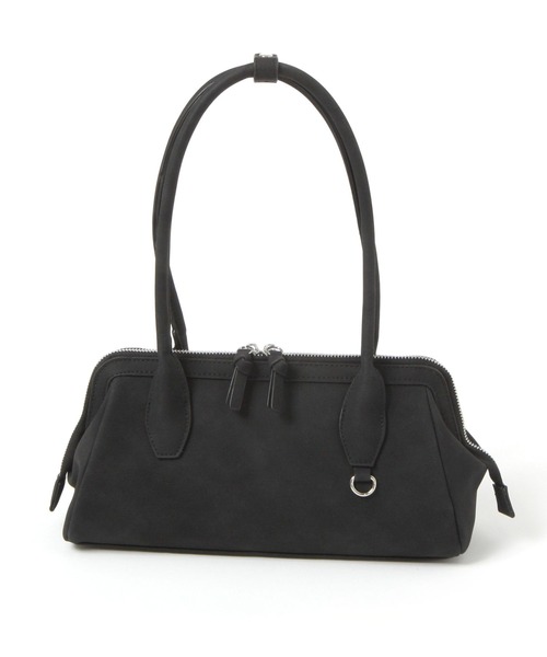 LAKOLE(ラコレ)の「ガマグチ風横長ハンドバッグ / 593073(ハンドバッグ・レディース・ブラック/ブラウン系その他・FREE)」の3枚目の写真