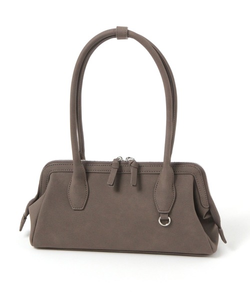 LAKOLE(ラコレ)の「ガマグチ風横長ハンドバッグ / 593073(ハンドバッグ・レディース・ブラック/ブラウン系その他・FREE)」の4枚目の写真