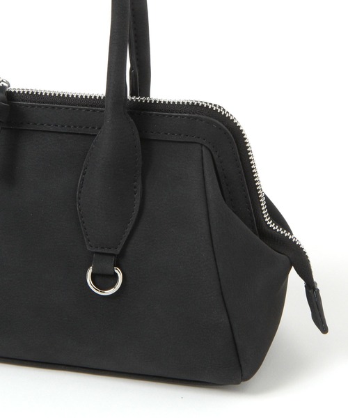 LAKOLE(ラコレ)の「ガマグチ風横長ハンドバッグ / 593073(ハンドバッグ・レディース・ブラック/ブラウン系その他・FREE)」の12枚目の写真