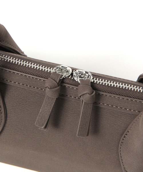 LAKOLE(ラコレ)の「ガマグチ風横長ハンドバッグ / 593073(ハンドバッグ・レディース・ブラック/ブラウン系その他・FREE)」の16枚目の写真