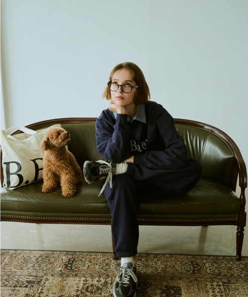 BROKEN BASE(ブロークンベース)の「B.Base Logo Sweatpants / B.Baseロゴスウェットパンツ(スウェットパンツ・メンズ・ネイビー/ブラック/グレー/ホワイト・SMALL/MEDIUM/LARGE)」の20枚目の写真