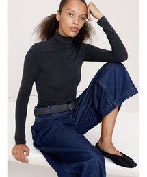 Banana Republic | リュクス ウールブレンド タートルネックTシャツ(Tシャツ/カットソー)