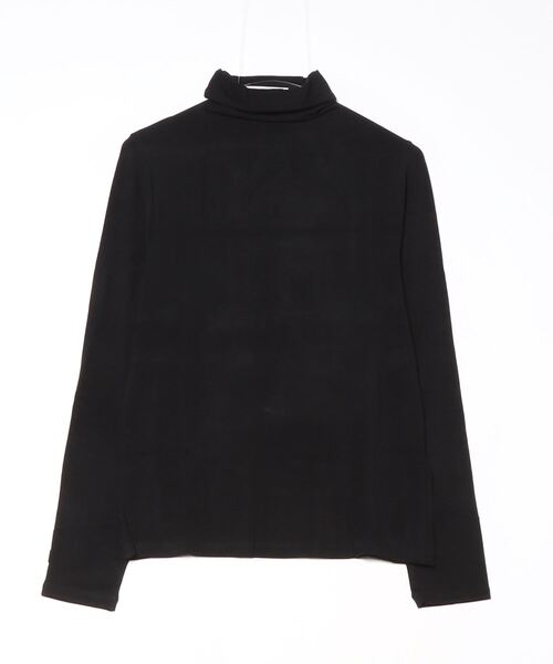 Banana Republic(バナナリパブリック)の「リュクス ウールブレンド タートルネックTシャツ(Tシャツ/カットソー・レディース・チャコールグレー/オレンジ/ブラウン/ブラック/アイボリー/ネイビー・M/S/XS/L)」の9枚目の写真
