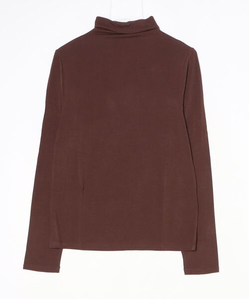 Banana Republic(バナナリパブリック)の「リュクス ウールブレンド タートルネックTシャツ(Tシャツ/カットソー・レディース・チャコールグレー/オレンジ/ブラウン/ブラック/アイボリー/ネイビー・M/S/XS/L)」の10枚目の写真