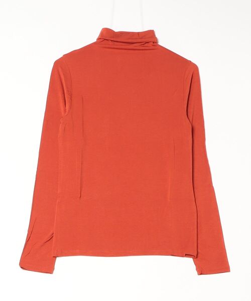 Banana Republic(バナナリパブリック)の「リュクス ウールブレンド タートルネックTシャツ(Tシャツ/カットソー・レディース・チャコールグレー/オレンジ/ブラウン/ブラック/アイボリー/ネイビー・M/S/XS/L)」の11枚目の写真