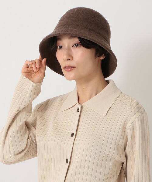 Afternoon Tea（アフタヌーンティー）の「バスクバケットハット（ハット・レディース・ベージュ/ブラウン/ブルー・ONE SIZE）」の2枚目の写真