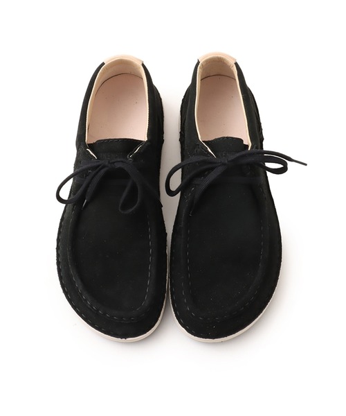 BIRKENSTOCK(ビルケンシュトック)の「BIRKENSTOCK PASADENA LEVE BLACK / ビルケンシュトック パサデナ スウェード ブラック(モカシン/デッキシューズ・メンズ・ブラック・28.5cm/28.0cm/27.0cm/26.5cm/26.0cm)」の3枚目の写真