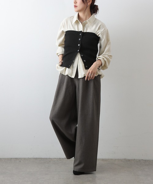 COLONY 2139（コロニートゥーワンスリーナイン）の「ニットビスチェ（その他トップス・レディース・ブラック/グレー/ベージュ・FREE）」の9枚目の写真