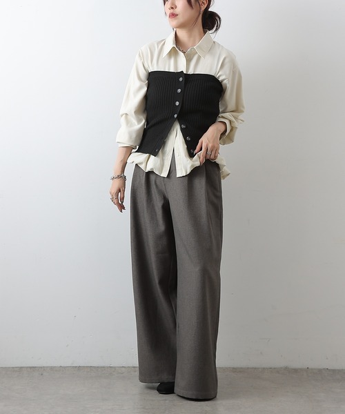 COLONY 2139（コロニートゥーワンスリーナイン）の「ニットビスチェ（その他トップス・レディース・ブラック/グレー/ベージュ・FREE）」の12枚目の写真