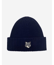 Maison Kitsune(メゾンキツネ)のFOX HEAD LARGE BEANIE(ニットキャップ/ビーニー)