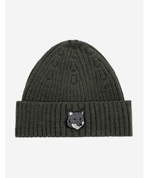 Maison Kitsune(]Lcl)FOX HEAD LARGE BEANIE(jbgLbv/r[j[)