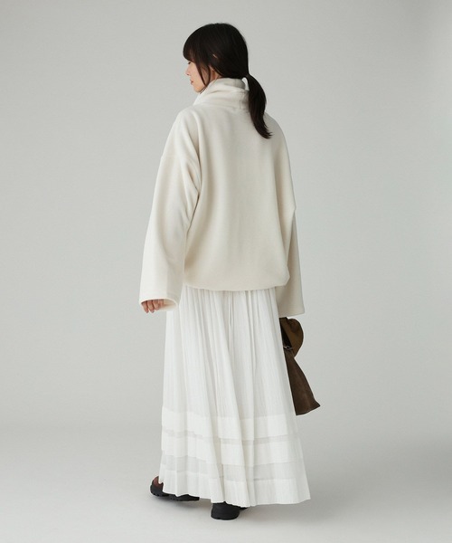 BABYLONE(バビロン)の「フリースタートルプルオーバー(その他トップス・レディース・チャコール/ホワイト/ベージュ・フリー)」の10枚目の写真