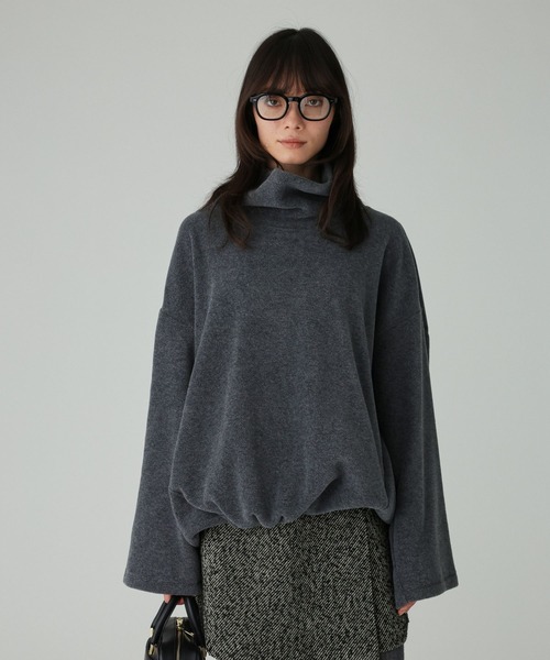 BABYLONE(バビロン)の「フリースタートルプルオーバー(その他トップス・レディース・チャコール/ホワイト/ベージュ・フリー)」の12枚目の写真