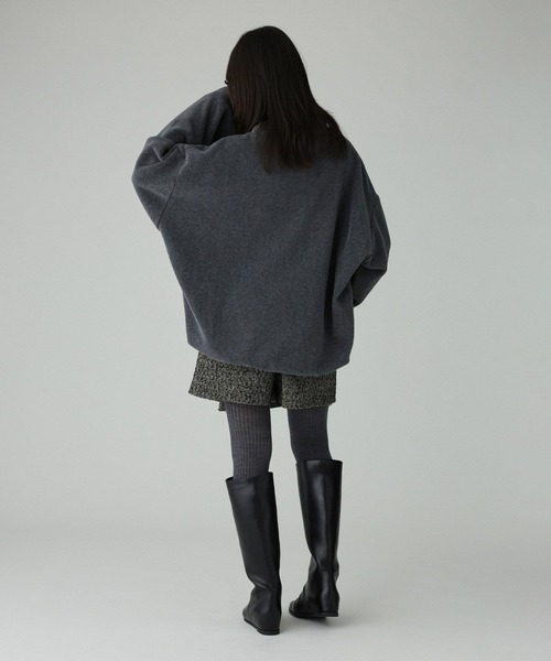 BABYLONE(バビロン)の「フリースタートルプルオーバー(その他トップス・レディース・チャコール/ホワイト/ベージュ・フリー)」の18枚目の写真