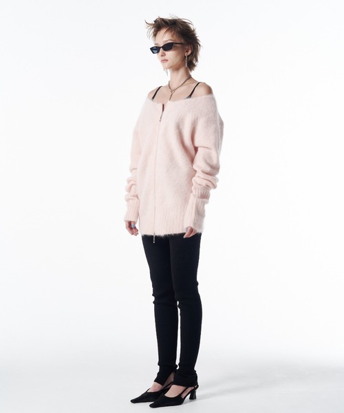JOSE MOON(ジョゼムーン)の「KNIT LEGGINGS/ニットレギンス(レギンス/スパッツ・レディース・グレー/カーキ/ブラック/ボルドー・FREE)」の10枚目の写真