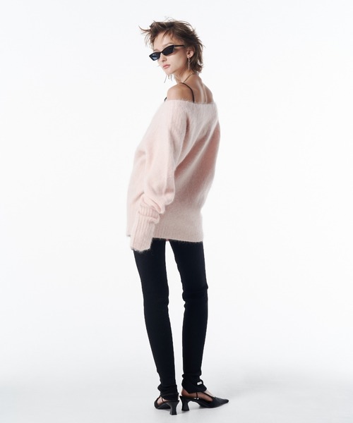 JOSE MOON(ジョゼムーン)の「KNIT LEGGINGS/ニットレギンス(レギンス/スパッツ・レディース・グレー/カーキ/ブラック/ボルドー・FREE)」の13枚目の写真