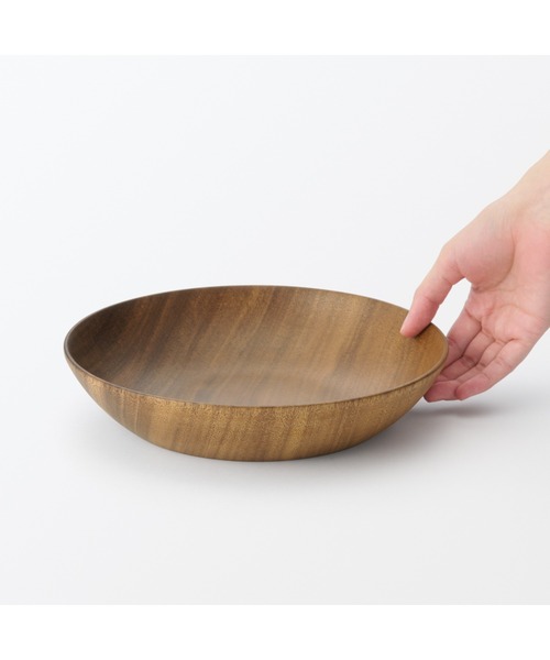 無印良品(ムジルシリョウヒン)の「アカシア 深皿 約直径24×高さ5cm(食器・メンズ・ナチュラル・FREE)」の6枚目の写真