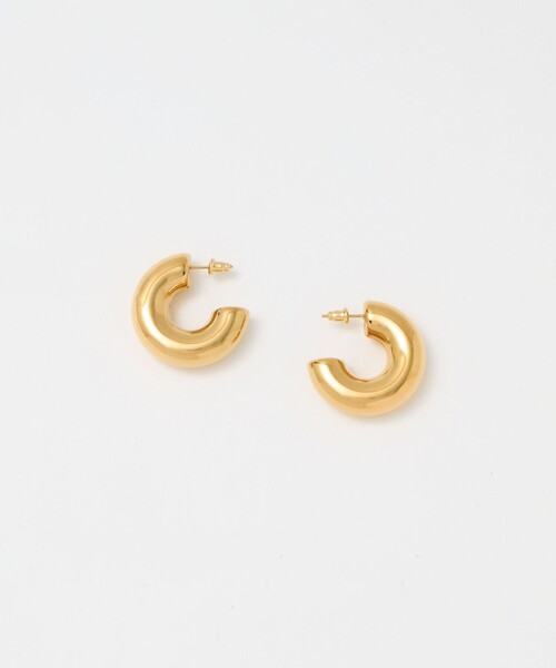 UNITED ARROWS（ユナイテッドアローズ）の「ドーナツ ピアス（ピアス（両耳用）・レディース・シルバー/ゴールド・FREE）」の2枚目の写真
