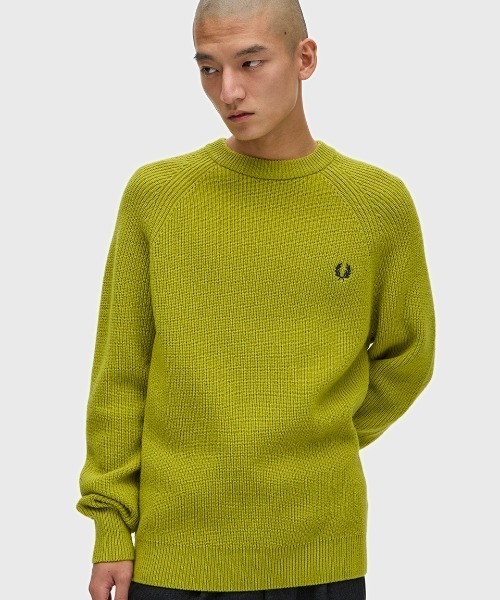 セール】Lambswool Raglan Jumper／ラムウールラグランスリーブニット