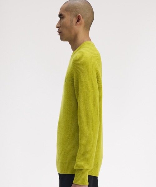 セール】Lambswool Raglan Jumper／ラムウールラグランスリーブニット