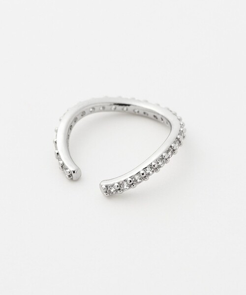 green label relaxing(グリーンレーベルリラクシング)の「【WEB限定】2本セット イヤーカフ(キュービックジルコニア) / イヤカフ(イヤーカフ・レディース・シルバー/ゴールド・FREE)」の12枚目の写真